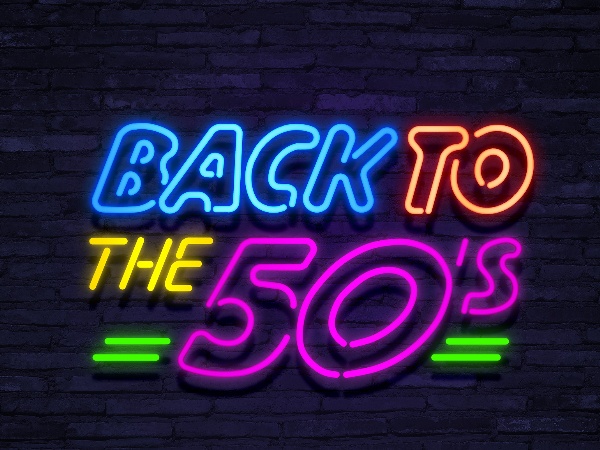 neon Back to the 50's