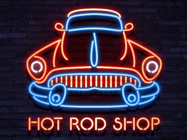 neon Hot Rod Shop