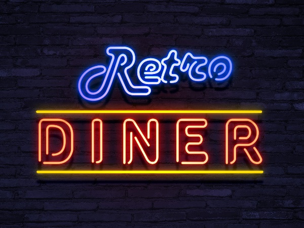 neon Retro Diner