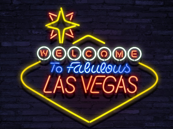 neon Welcome Las Vegas